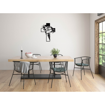 Krzyż na ścianę z wizerunkiem Jezusa